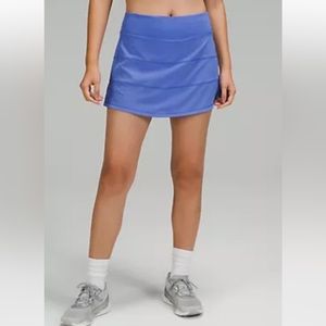 Lululemon Pace Rival Mid-Rise Skirt
Long blue (wild indigo) size 20 NWT